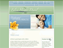 Tablet Screenshot of falconheightsdental.com